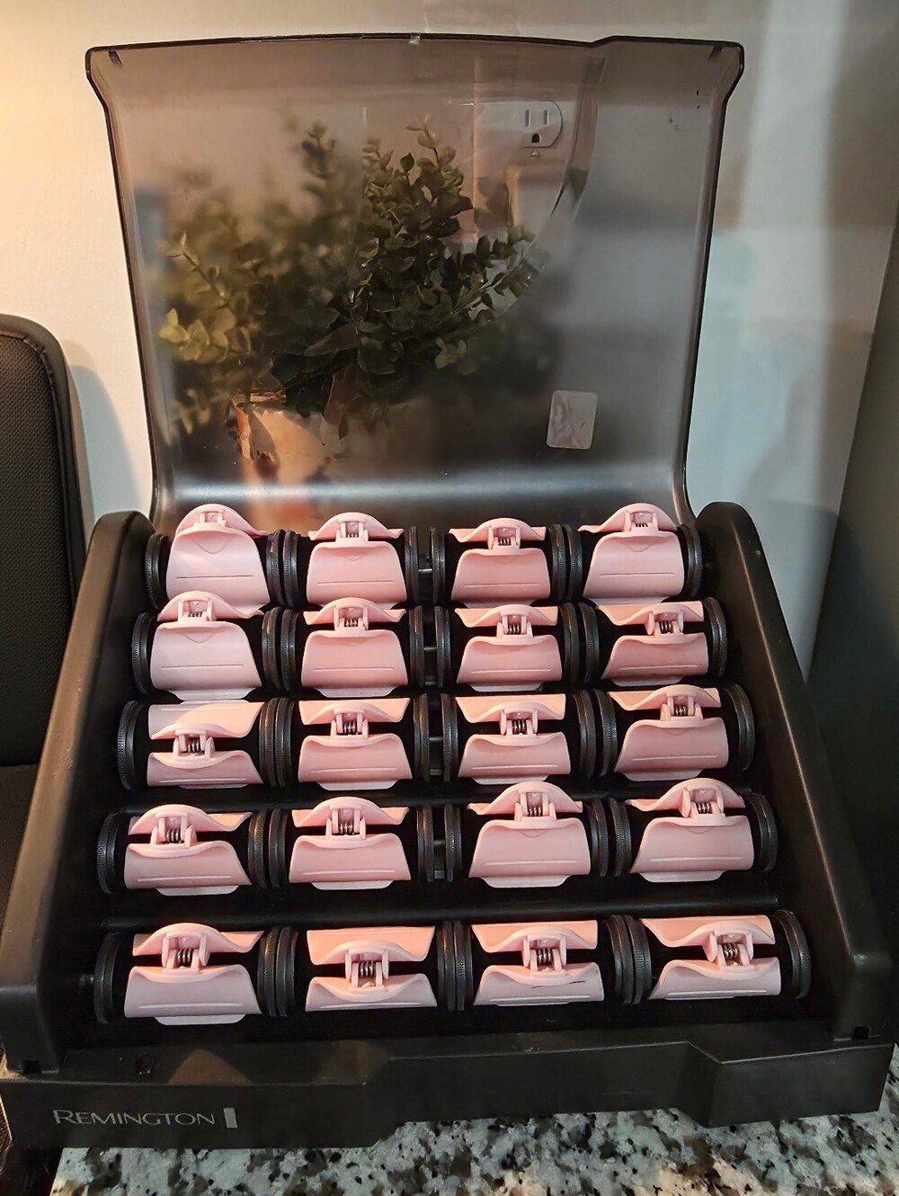 Remington Pink and Black Roller Set